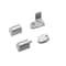 Global Door Controls US Aluminum Style 3/4 in. Right Hand Offset Door Pivot Hinge Set for Adams Rite Type Storefront Door in Aluminum TH1114U-RH-AL - alternate 1
